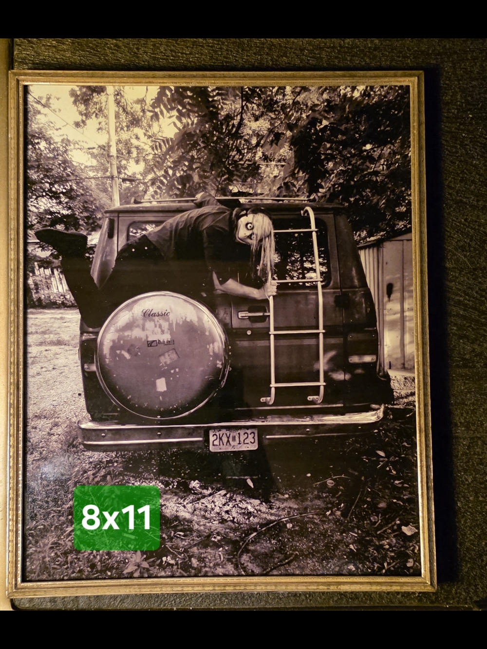 Oddity Framed Photograph - Black & Sepia Tones
